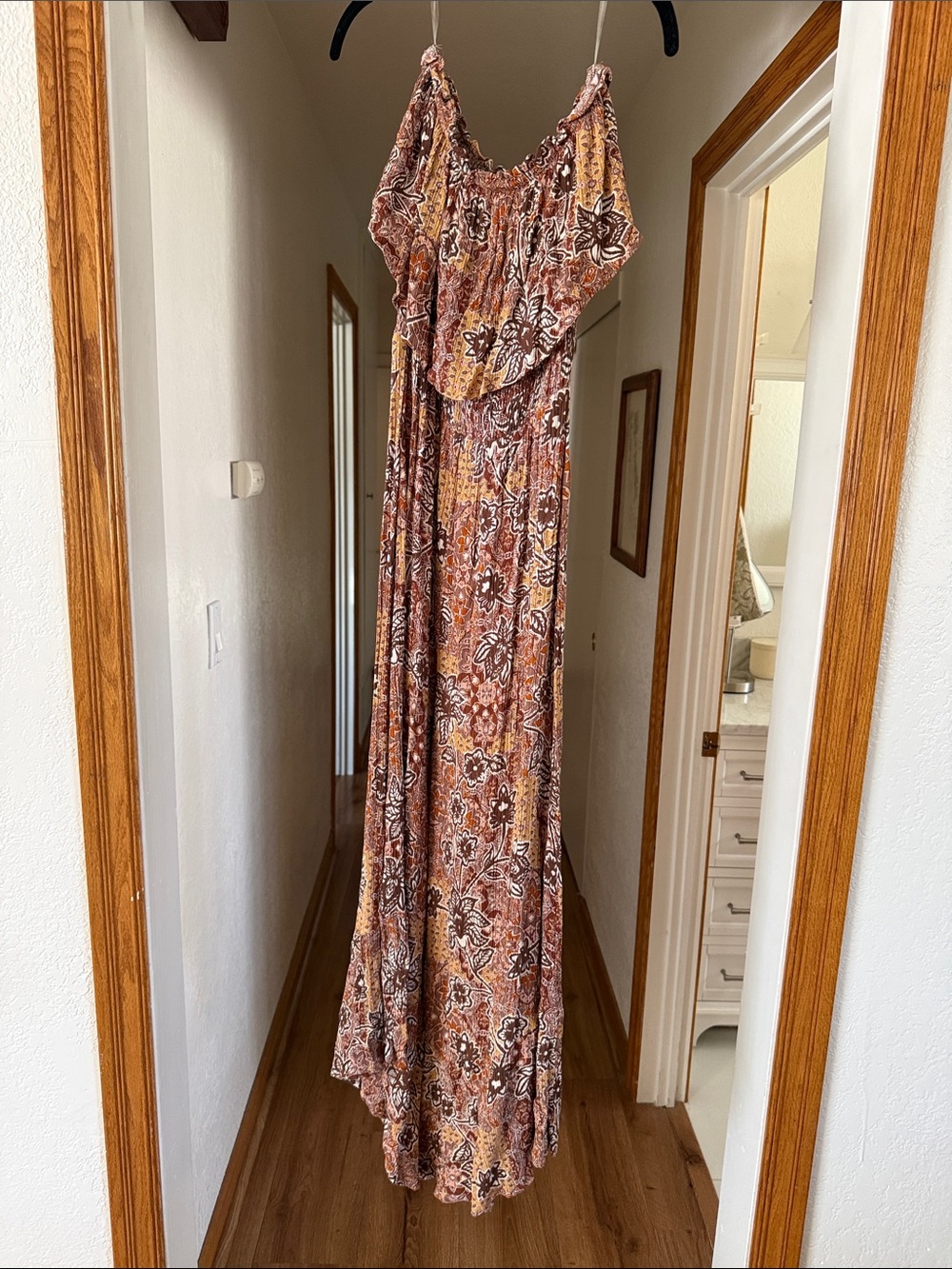Bohemian Floral Strapless Jumpsuit